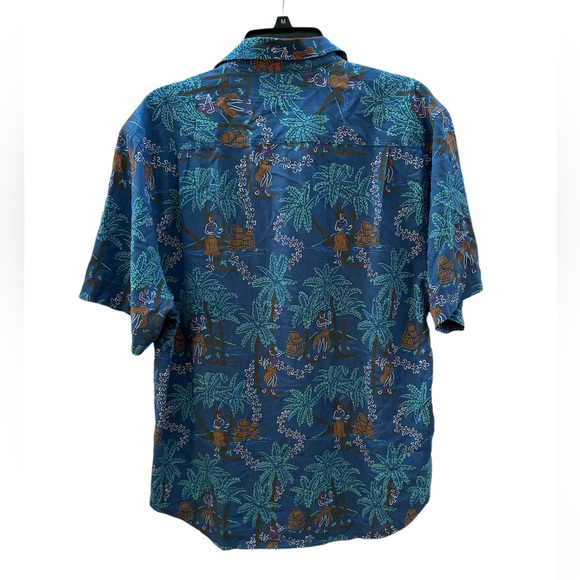 Tommy Bahama Men’s Hula Hideaway Short Sleeve Silk Button-Up Shirt Medium‎ - Picture 2 of 9